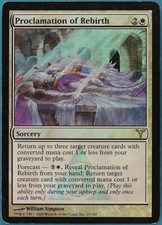 Proclamation of Rebirth FOIL Dissension HEAVILY PLD Rare CARD (116659) ABUGames