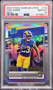 2020 Panini Optic Cam Akers Rated Rookie! Holo! PSA 10! - Picture 1 of 2