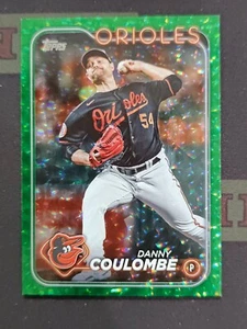 2024 Topps Baseball Update Green Crackle Foilboard Danny Coulombe 197/499 - Picture 1 of 2