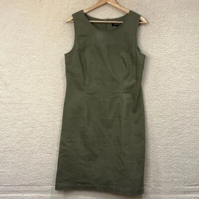 Vestido tipo jersey elástico verde sin mangas talla 8 de Chadwicks of Boston para mujer Foto 1 de 4