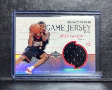 Allen Iverson 1999-00 UD Upper Deck Encore F/X Game Jersey #AI-J MVP  SUPER RARE