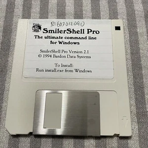 Smiler Shell Pro Ultimate Command Line For Windows 1994 Floppy Disk 3.5 Disk  - Picture 1 of 1