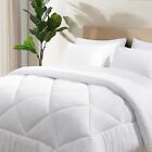 Phf 7 Pieces California King Comforter Set White, Bed in a Bag Comforter & 18.