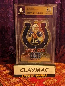 2012 Finest Lucky Cuts #LCAL Andrew Luck Rookie Card Graded BGS 9.5 COLTS - Picture 1 of 2