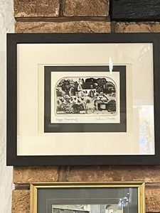 Graham Clarke - signed trial proof etching - ‘EGGS’ - Picture 1 of 4