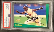 1993 Select Deion Sanders #84 AUTOGRAPH Atlanta Braves PSA/DNA 6 CERTIFIED