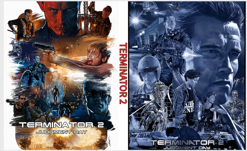 Terminator 2: Judgment Day customized steelbook only, no disc - Image 1 of 1