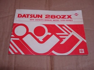 1979 DATSUN 280ZX OWNERS MANUAL GLOVEBOX BOOK ORIGINAL 280Z - Picture 1 of 2