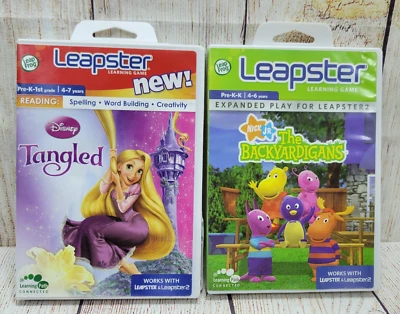 Leap Frog Leapster  The Backyardigans & Tangled Games - Image 1 of 3
