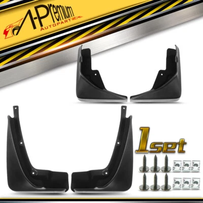 4 guardabarros delanteros y traseros para Chevrolet Impala 2014 2015 2016 sedán Foto 1 de 4