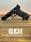 GLK34 Collectable 1:3 Scale Keyring Gun EJECTABLE Rounds Action Strip Assemble