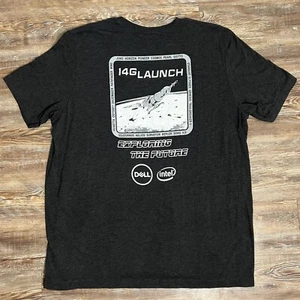 Vintage DELL EMC Intel 14G Space Launch “Exploring The Future” Software T-Shirt - Picture 1 of 6