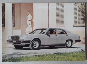 Folleto/folleto Maserati Quattroporte c.1979 - 4.2 4.9 - Imagen 1 de 2