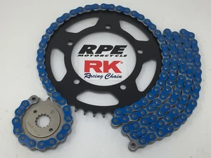 Kit de cadena y piñones de aceleración rápida Suzuki GSXR1000 RK GXW520 16/42 azul - Imagen 1 de 5