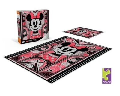 Ceaco Disney 100º - 300 Piezas Deco-Lujo Minnie Mouse Puzzle Estilo Años 20 NUEVO Foto 1 de 3