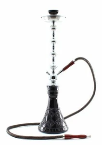 1- Hose Black Luxury pipe Clearence Hookah set wholesale unique vase Nargila bl - Picture 1 of 7