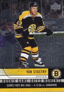 2006-07 Upper Deck Rookie Game Dated Moments #4 Yan Stastny