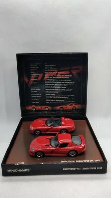MINICHAMPS  ANNIVERSARY SET - DODGE VIPER 1993 (107 DI 1200 pz. ) SCALA 1:43   - Immagine 1 di 3