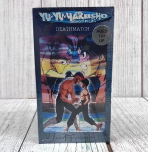 SEALED Yu Yu Hakusho Dark Tournament Saga Vol 9 Deathmatch VHS 2003 Unedited NEW - Picture 1 of 4