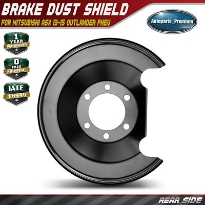 Protector antipolvo freno trasero izquierdo o derecho para Mitsubishi ASX 2013-2015 Outlander PHEV Foto 1 de 4