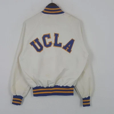 Super raro 80s EE.UU. hecho UCLA estadio chaqueta MVP L tamaño - Imagen 1 de 4