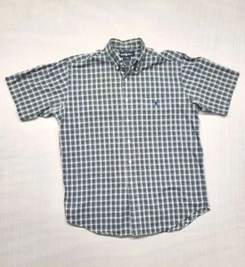 Polo Ralph Lauren Blake Kurzarm Hemd grün kariert Button Down Herren Größe M - Bild 1 von 6