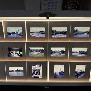 16 /1978 35mm photo Slide SEATTLE Ballard Chittenden Locks fish ladder Boats etc - Picture 1 of 17