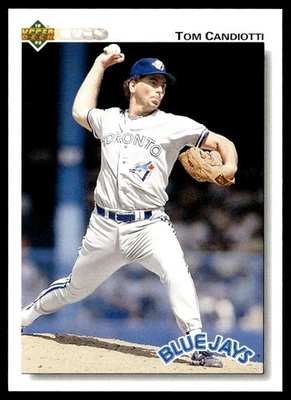 1992 Upper Deck Tom Candiotti Toronto Blue Jays #447 - Image 1 of 2