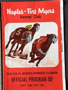 1978 Naples Fort Meyers Florida FL Kennel Club Windhund Hunderennen Programm - Bild 1 von 10