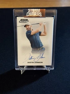 Panini Instant Access Dustin Johnson On-Card Auto and Hand Numbered /25 SSP GOLF - Picture 1 of 2