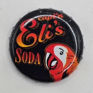 Shipyard Brewing Company Capt'n Eli's Soda Beer Bottle Cap Crown Brewery Parrot - Picture 1 of 2