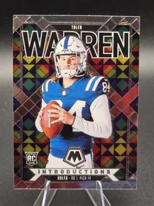 2025 Mosaic Introductions Tyler Warren RC - Indianapolis Colts - Picture 1 of 2