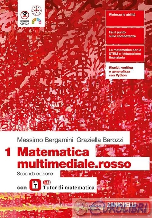 9788808764652 MATEMATICA MULTIMEDIALE.VERDE. CON TUTOR ZANICHELLI MASSIMO BERGAM - Immagine 1 di 1