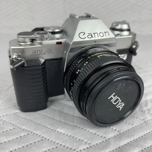 Canon AL-1 35mm Kamera FD 50mm 1.8 Objektiv - Akku defekt - Ersatzteile & Reparaturen - Bild 1 von 23