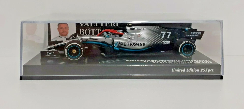 1 43 Minichamps Mercedes Amg W10 Valtteri Bottas 3Rd Monaco F1 Gp 2019 417190677