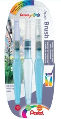 Pentel Pinsel mit Wasserreservoir, spitze Pinsel feiner Pinsel - mittel -Pinsel