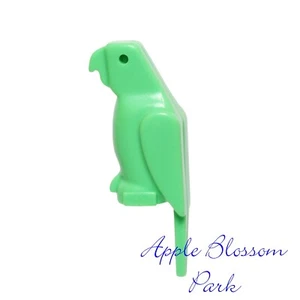 NEW Lego Medium Green Minifig PARROT - Pirate Captain Minifigure Pet Bird Statue - Picture 1 of 3