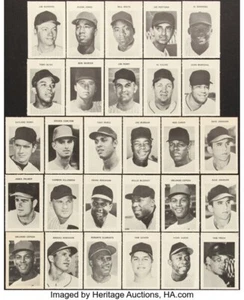 1969 Milton Bradley Baseball Lot (28) - Aaron, Clemente, Seaver, Morgan, etc - Picture 1 of 2