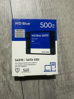 WD 500GB WD Blue SA510 SATA Internal Solid State Drive SSD WDS500G3B0A - Image 1 of 2