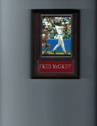 FRED McGRIFF PLAQUE BASEBALL ATLANTA BRAVES MLB Cover