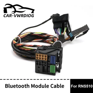 Car Radio Bluetooth Module Wiring PQ Plug Adapter For VW RCD 510 RSN 510 9W2 9W7 - Picture 1 of 6