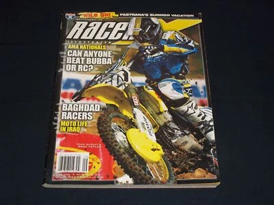 2004 SEPTEMBER RACER X MAGAZINE - SUZIKI'S BROC HEPLER FRONT COVER - H 4939 - Image 1 of 2