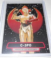 Star Wars Heroes of the Resistance Insert Trading Card #R-6 C-3PO