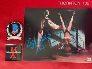 David Howard Thornton signed Terrifier 8x10 photo Art the Clown Beckett COA nude - Picture 1 of 3