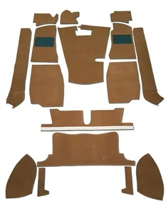 Replacement Car Carpet Set Autumn Leaf Brown-High Quality(Fits MG MGB Roadster) - Picture 1 of 2