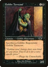 1 x Goblin Turncoat - Legions - LP - Magic The Gathering - MTG