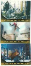 2004 Upper Deck Spider-Man 2 Movie Lenticular Cards Set of 3 Chase L1-L3 