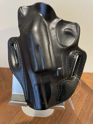 Funda pistola revólver vaina velocidad DeSantis, mano izquierda, modelo 002 V1, negra Foto 1 de 4