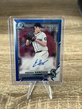2021 Bowman Emerson Hancock Blue Mojo Prospect Refractor /150