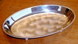 Silver Plated Vintage English Oval Biscuit Tray 25x15cm WMF tarnish resistant - Picture 1 of 7